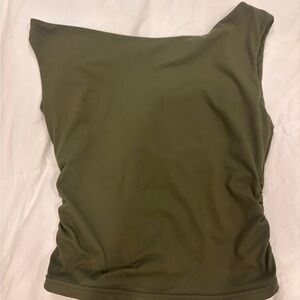 Olive Green off the shoulder Top